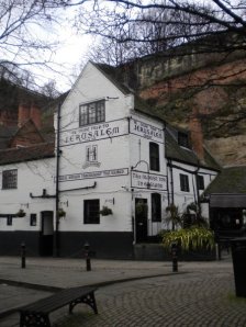 The Oldest Inn in England, in Nottingham